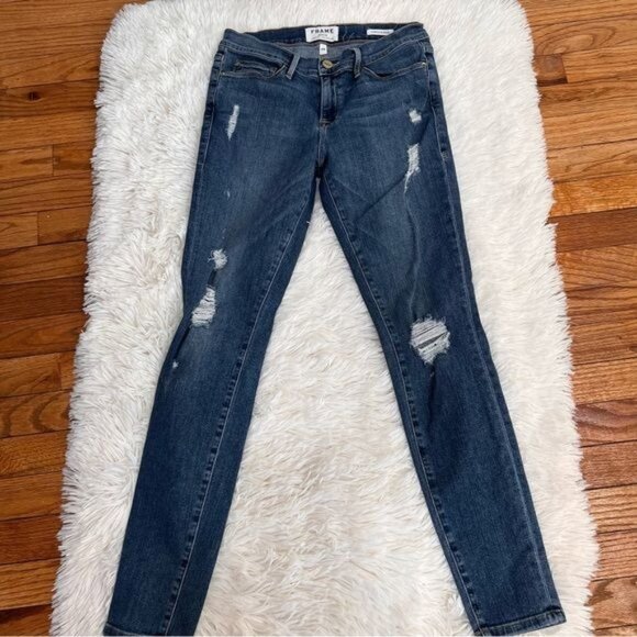 Frame Le Skinny Jeanne Kitty jeans size 29 - Picture 8 of 10